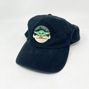 Disney Star Wars Mandalorian Baby Yoda The Child Grogu Hat Baseball Cap Black